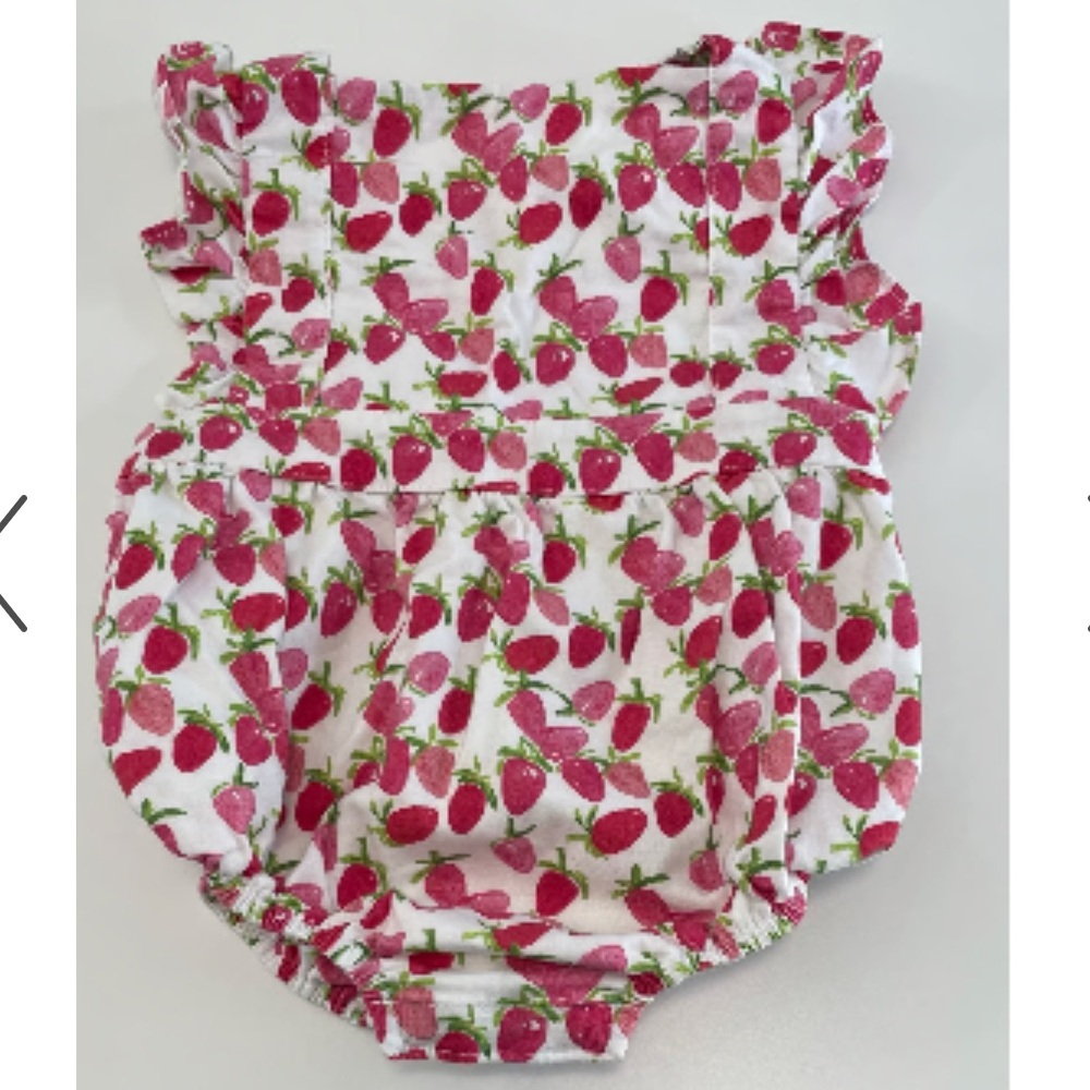Worthy Threads Romper Bubble Outfit Baby Girl 12-18 Months